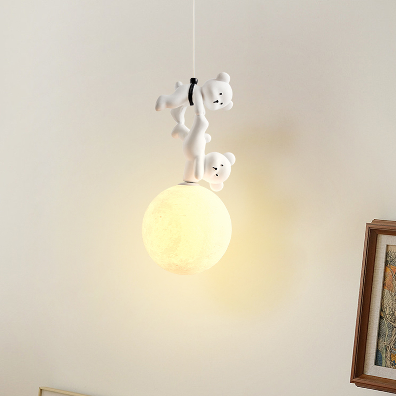 Baby Nursery Light Fixture - Ayı lamba karikatür kreş odası başucu