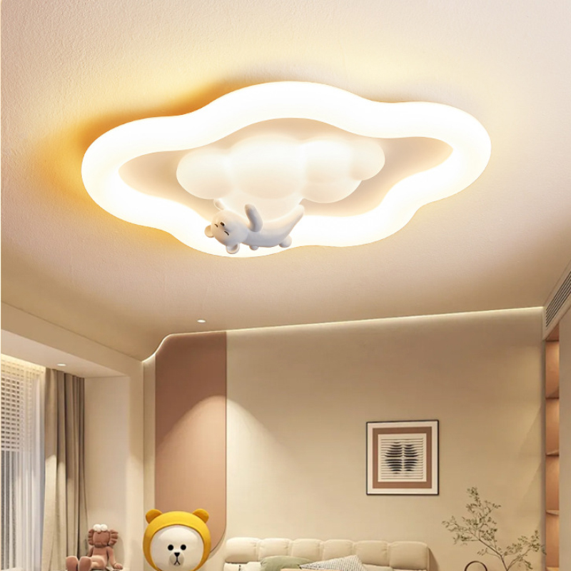 Baby Nursery Light Fixture - Fransız Kremalı Bulut Tavan Lambaları Çocuk