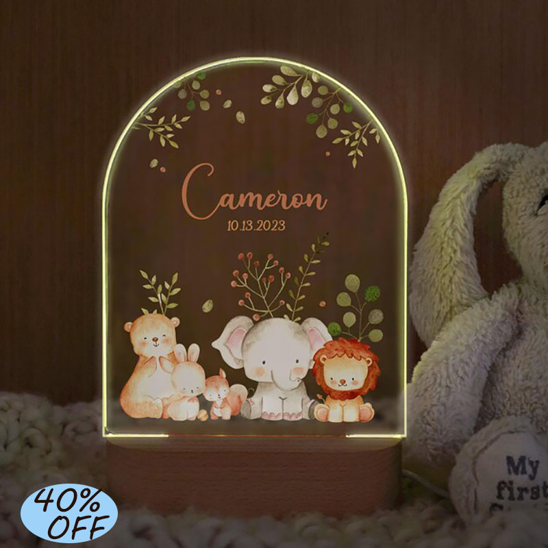 Özel Ad Bebek Gece Lambası Kiş - Baby Nursery Boy incelemesi ve fiyatı